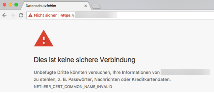 Websitesicherheit Screenshot