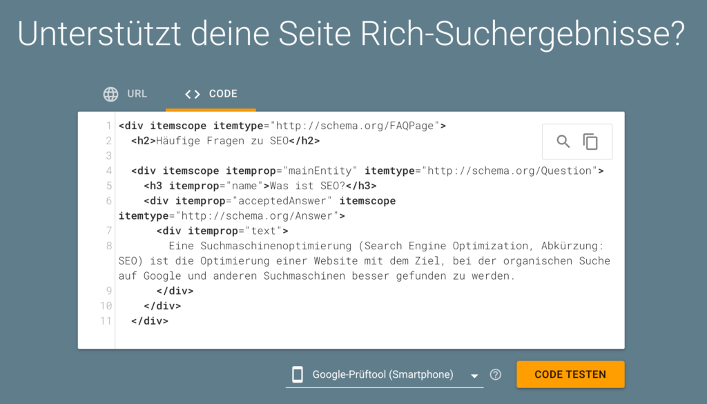 Unterstützt deine Seite Rich-Suchergebnisse