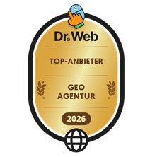 Dr. Web Top Anbieter GEO Agentur 2026 Badge
